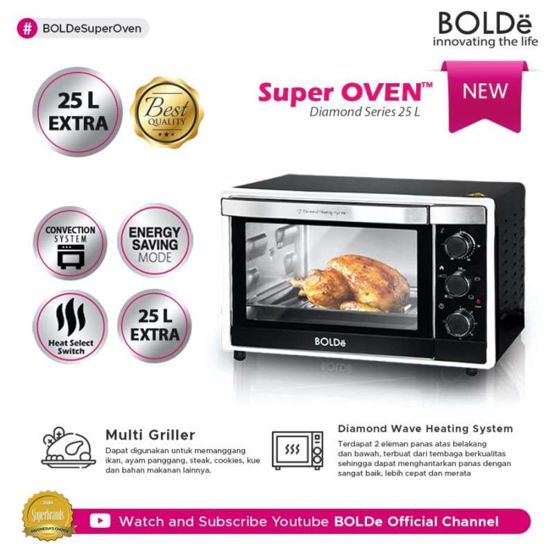 Bolde Super Oven Diamond Series 25 L - Putih